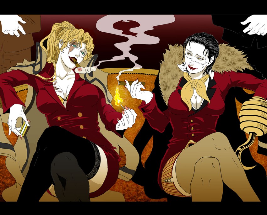 crocodile and balalaika (one piece and 1 more) drawn by biliken
