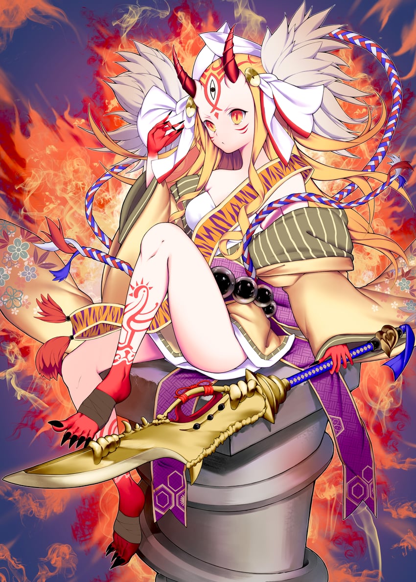 ibaraki douji (fate and 1 more) drawn by kong3807
