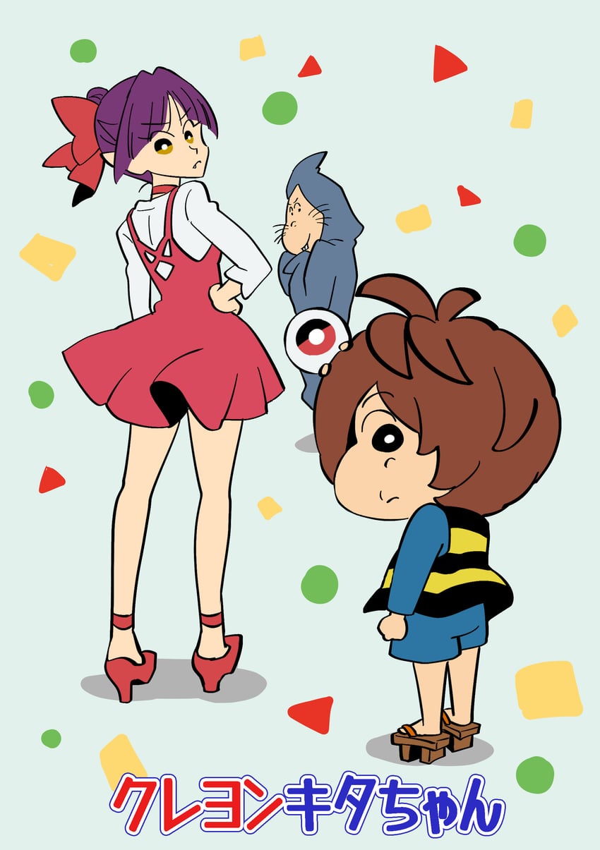 nekomusume, kitarou, medama oyaji, and nezumi otoko (gegege no kitarou and 1 more) drawn by silanduqiaocui