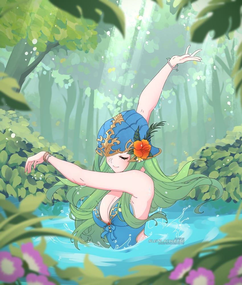 nephenee (fire emblem and 2 more) drawn by leitz_acaroline