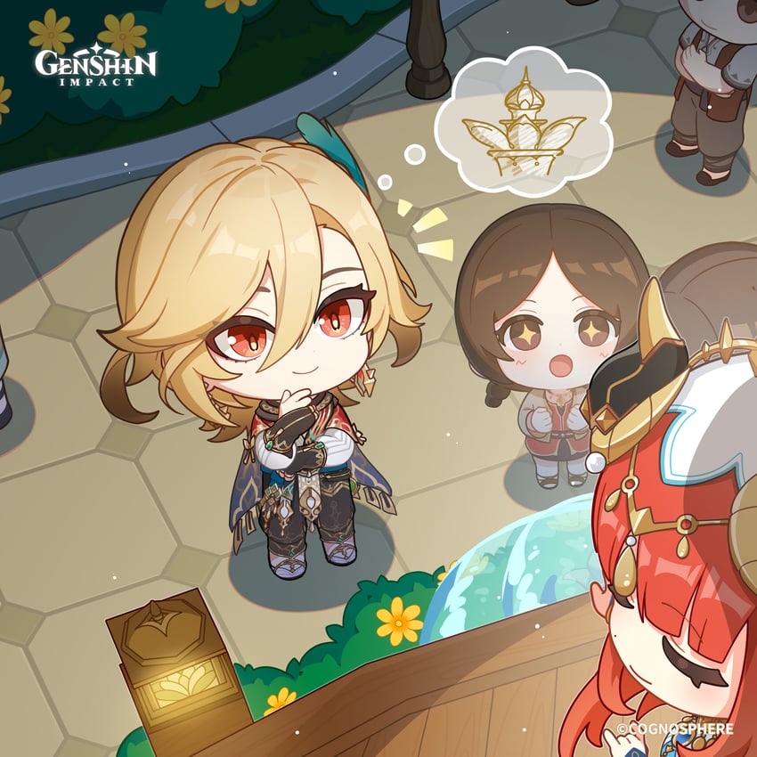 nilou and kaveh (genshin impact)