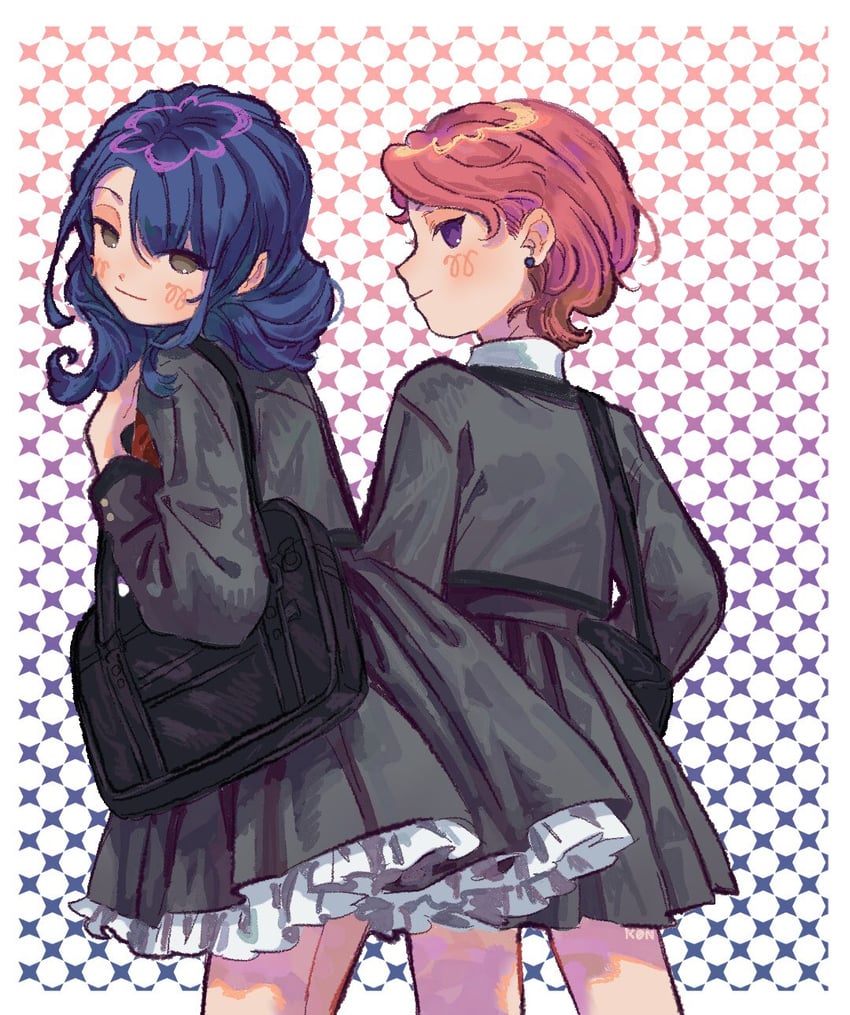 hanayagi kaoruko and isurugi futaba (shoujo kageki revue starlight) drawn by k0nfette