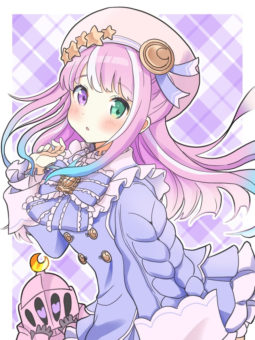 himemori luna and luknight (hololive) drawn by siitake_hat