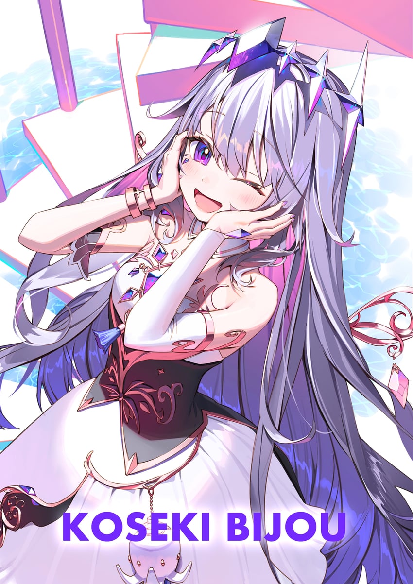 koseki bijou (hololive and 1 more) drawn by kitada_mo