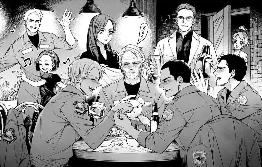 rosa cossette d'elise, mihaly a shilage, alma a shilage, ionela a shilage, schroeder, and 4 more (ace combat and 1 more) drawn by yukizoooh
