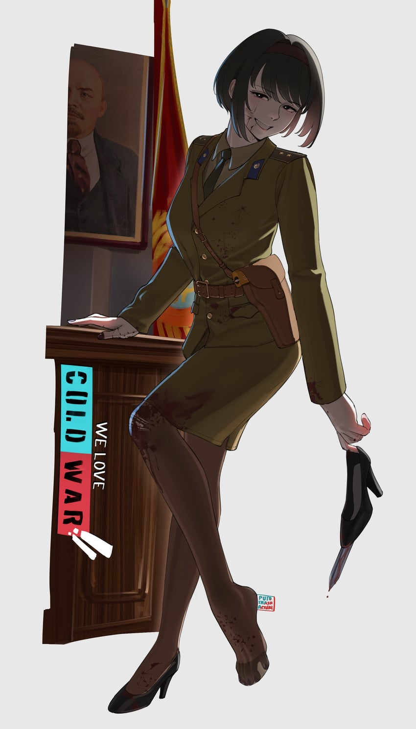 vladimir lenin (original and 1 more) drawn by puto_trash