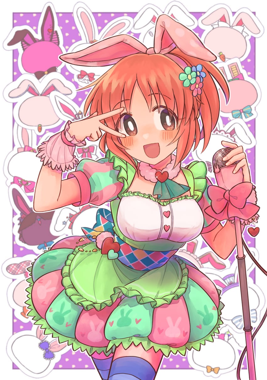 abe nana (idolmaster and 1 more) drawn by semiyagi3