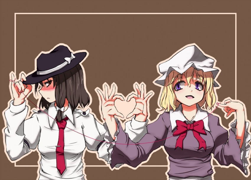 usami renko and maribel hearn (touhou) drawn by aya_shachou