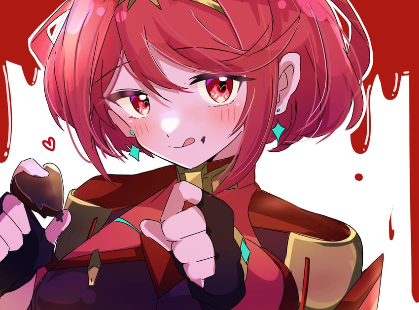 pyra (xenoblade chronicles and 1 more) drawn by cherubi_nbo