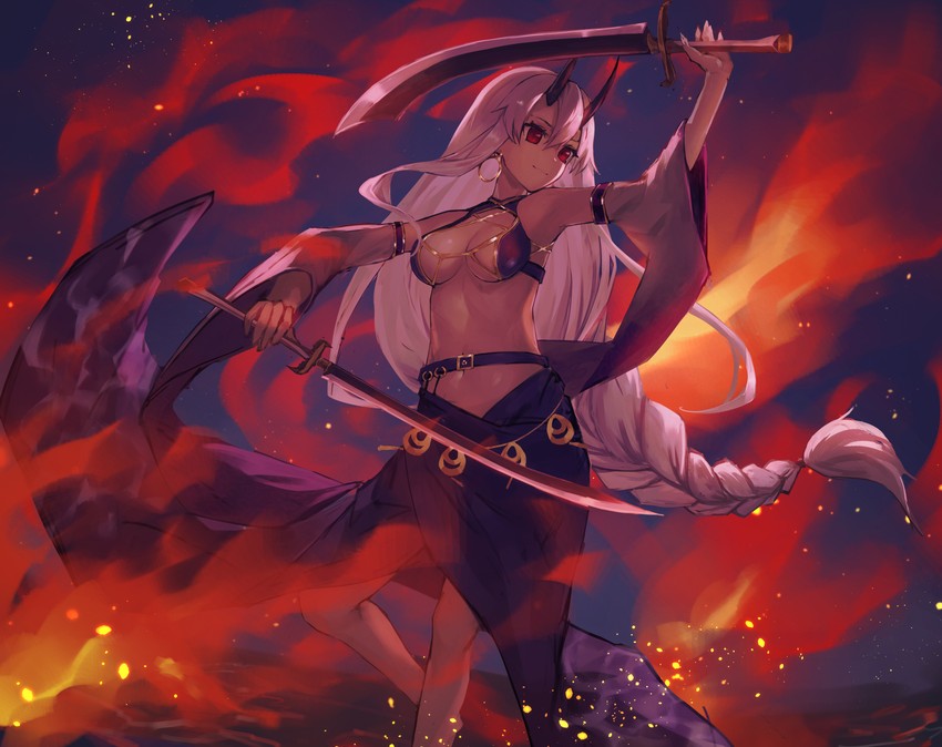 tomoe gozen (fate and 1 more) drawn by aito