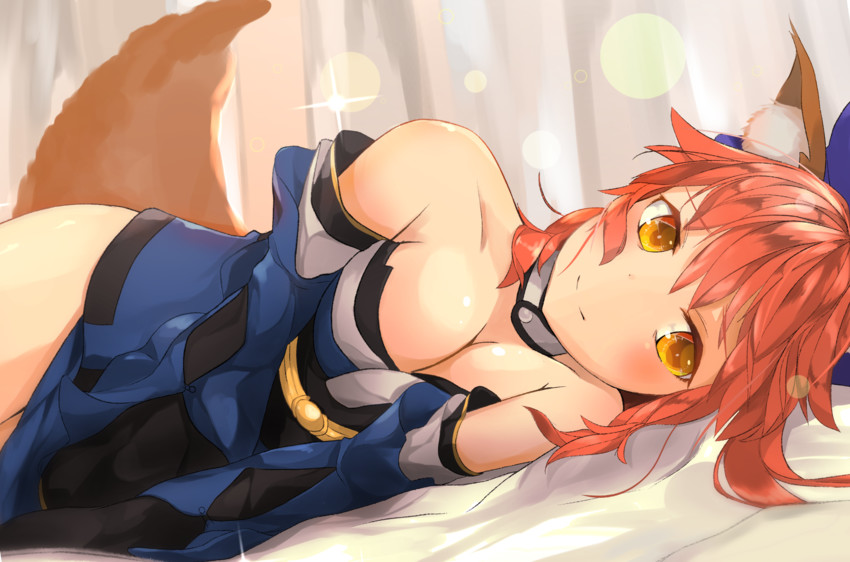 tamamo and tamamo no mae (fate and 1 more) drawn by hanketsutaro