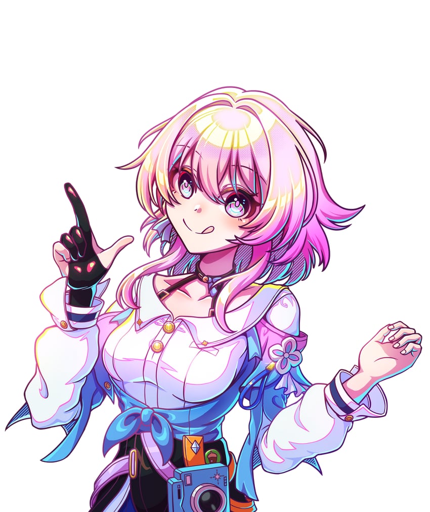 march 7th (honkai and 1 more) drawn by cookienim