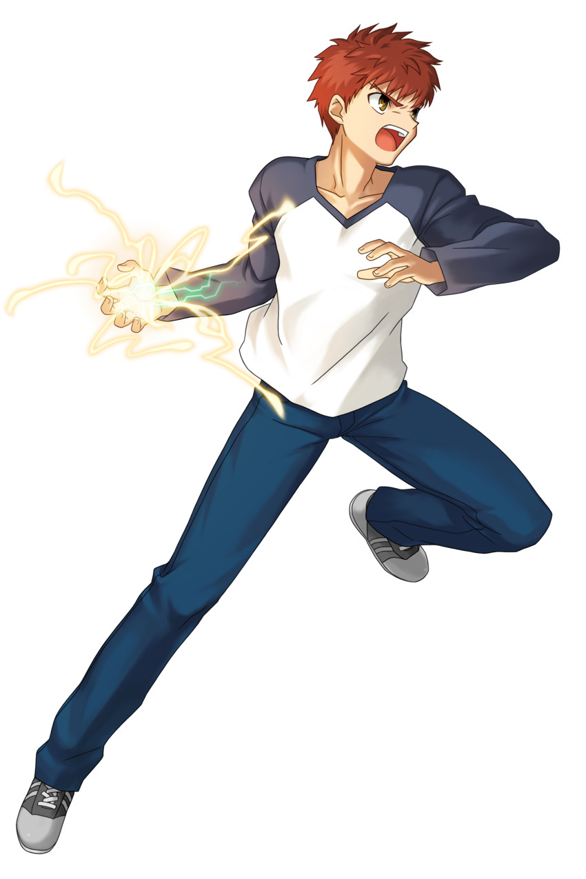 emiya shirou (fate and 2 more) drawn by takeuchi_takashi