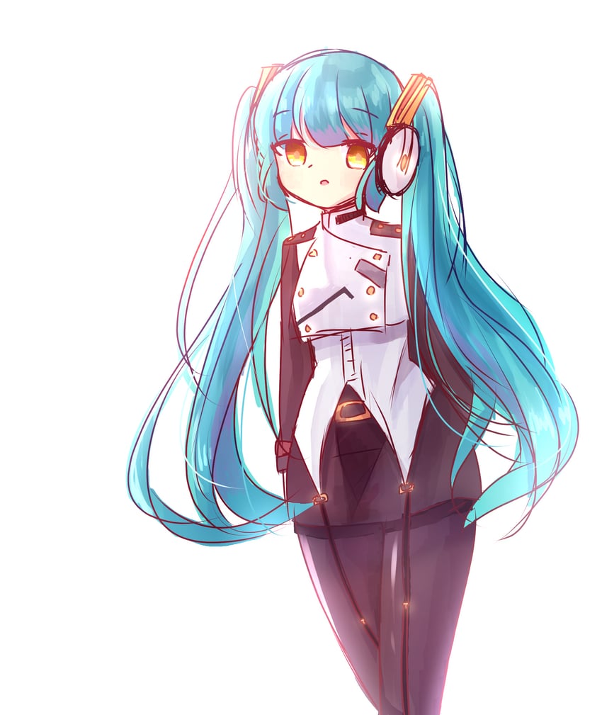 hatsune miku (vocaloid and 2 more) drawn by ille_(xcpa7325)