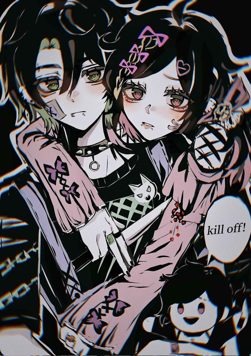 ashley graves and andrew graves (the coffin of andy and leyley) drawn by anmo418