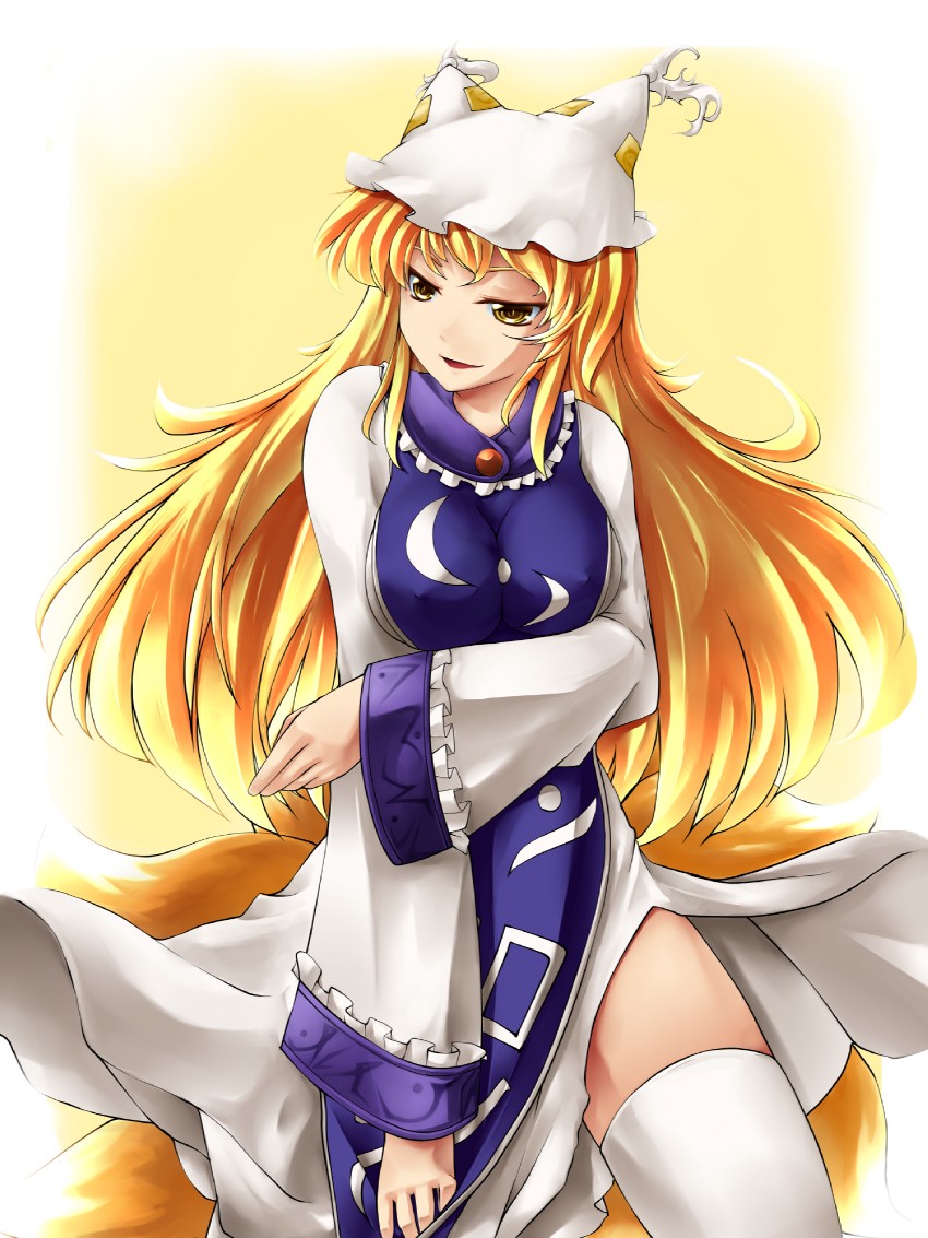 yakumo ran (touhou) drawn by shiromiza_kana