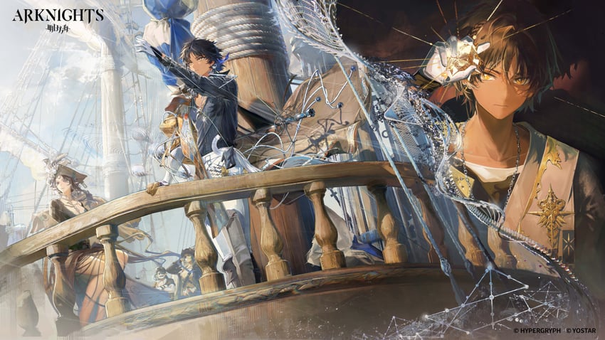thorns, thorns the lodestar, and juana (arknights) drawn by gtcpst