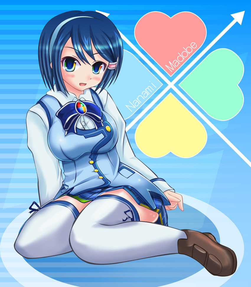 madobe nanami and 7-tan (os-tan and 2 more) drawn by shimoogawa