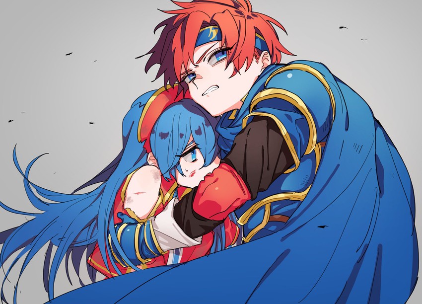 roy and lilina (fire emblem and 1 more) drawn by itou_(very_ito)