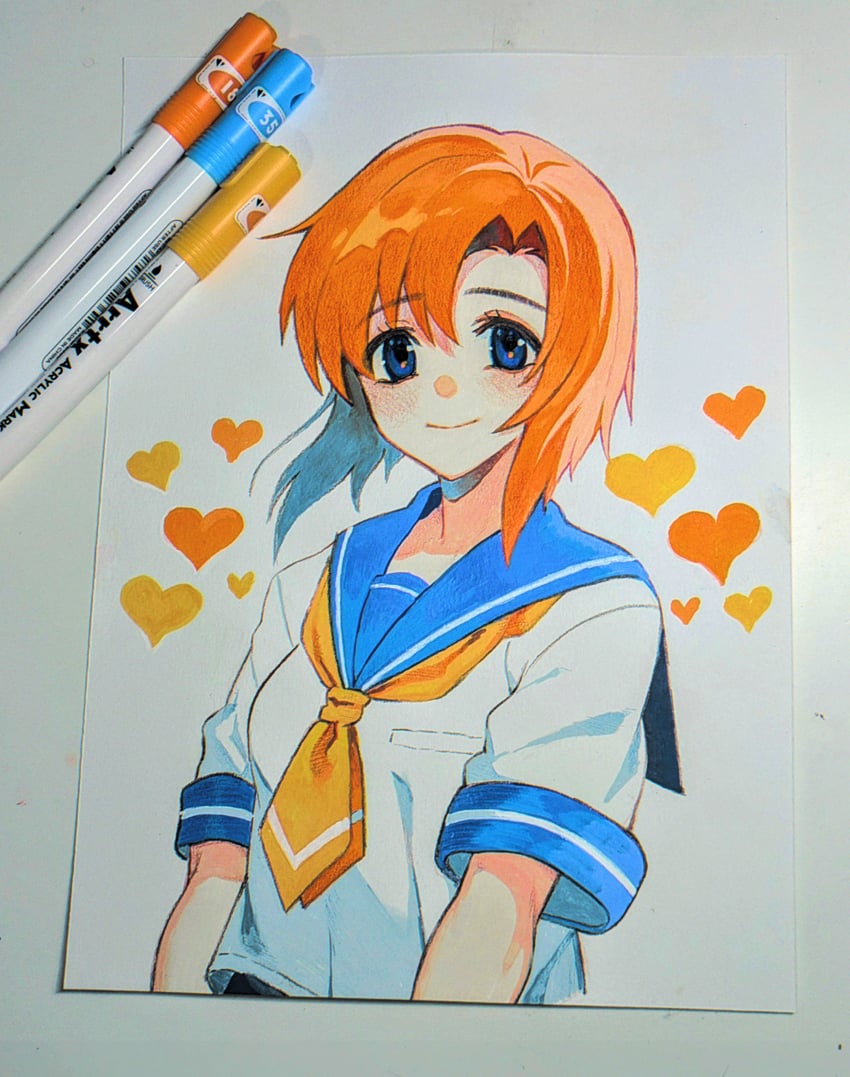 ryuuguu rena (higurashi no naku koro ni) drawn by numbers_(pigpenandpaper)