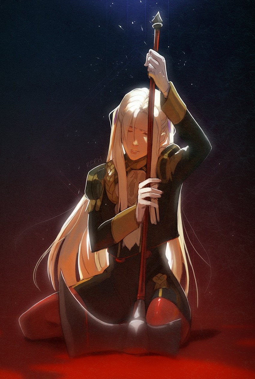 edelgard von hresvelg (fire emblem and 1 more) drawn by rephyrr