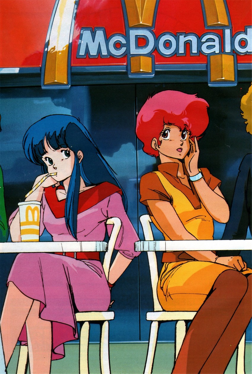 yuri, kei, and mughi (mcdonald's and 1 more)