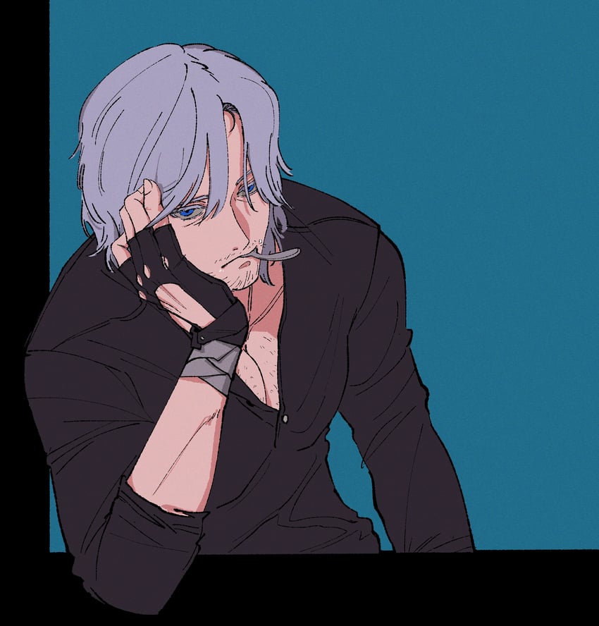 dante (devil may cry and 1 more) drawn by mauli0889