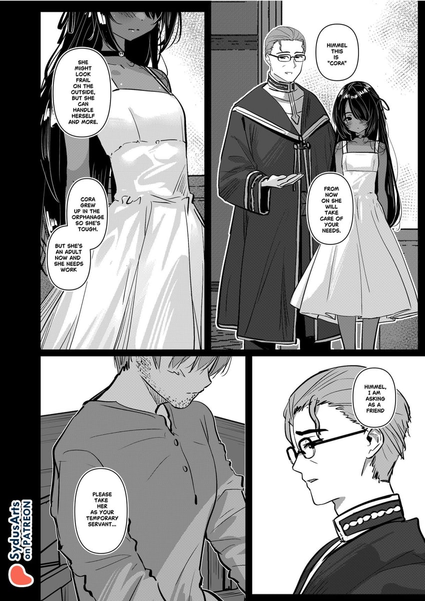 himmel, heiter, and cora (original and 1 more) drawn by sydus