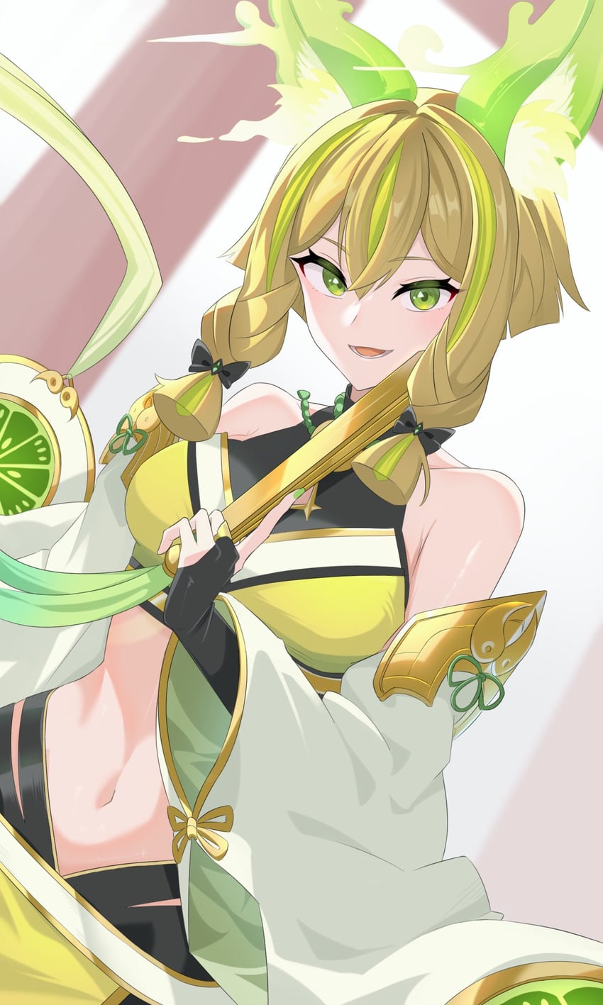hu-li the jewel mikanko (yu-gi-oh!) drawn by heichi