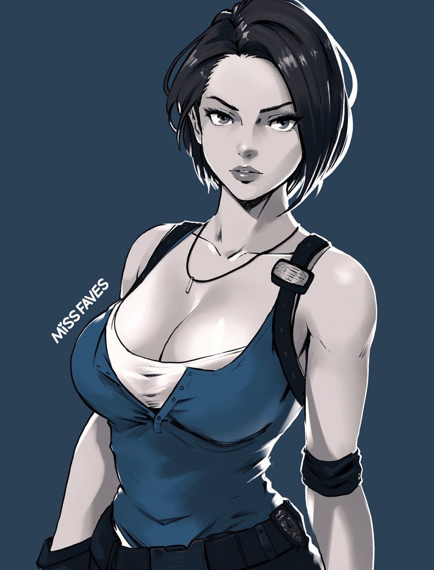jill valentine (resident evil and 2 more) drawn by miss_faves