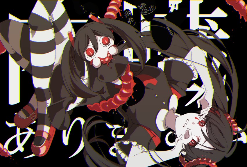 hatsune miku and aimaina (vocaloid and 1 more) drawn by eiku