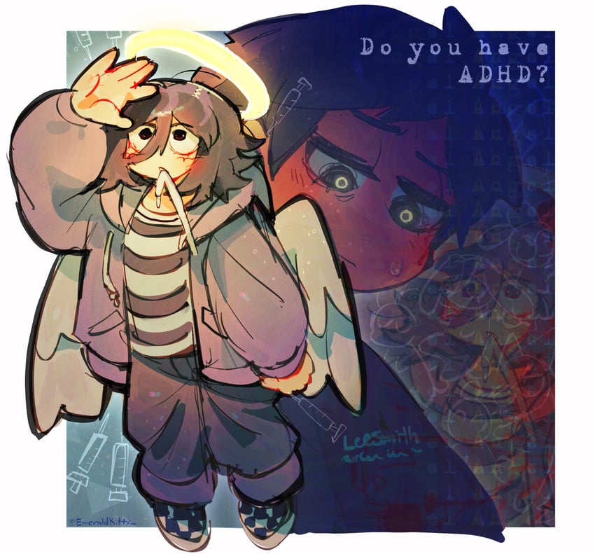 angel martinez and lee smith (clinical trial) drawn by emerald_kitty