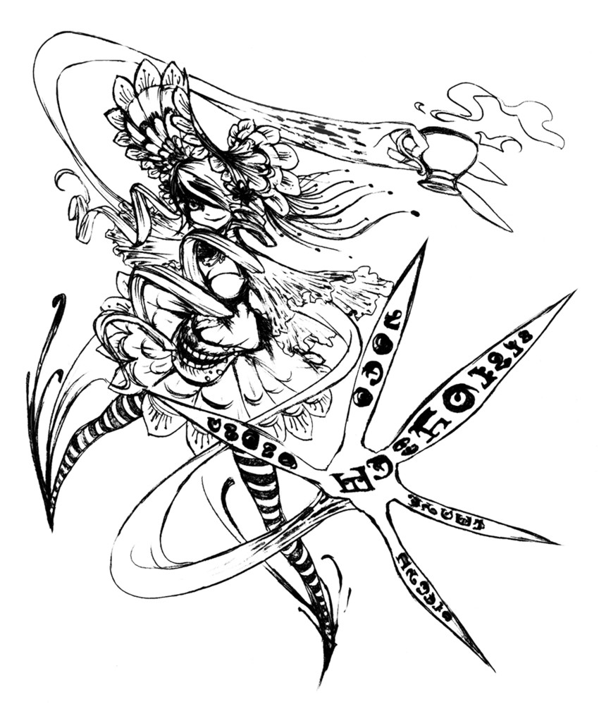 tomoe mami and candeloro (mahou shoujo madoka magica) drawn by lolita_majin