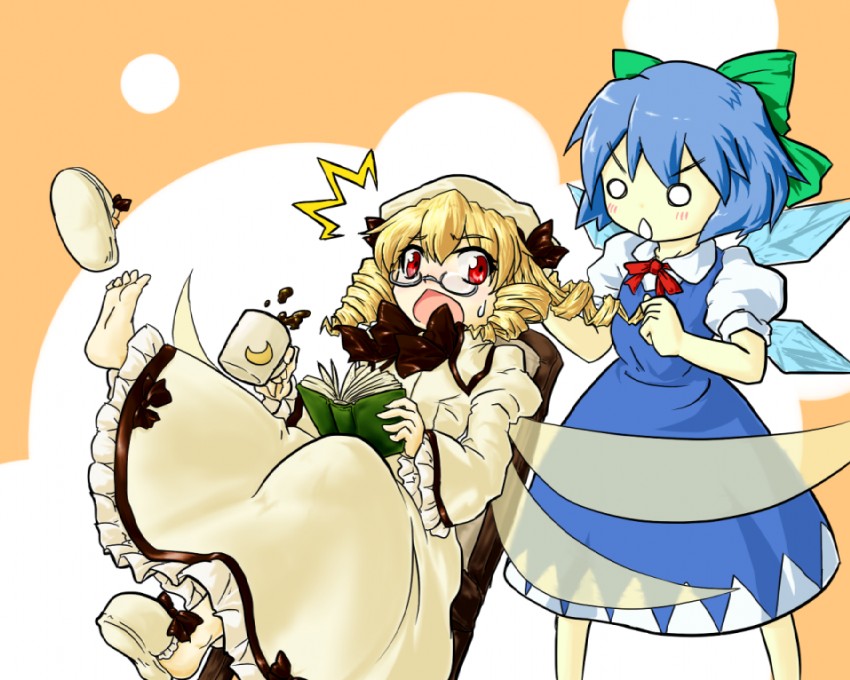 cirno and luna child (touhou) drawn by seventh_servant