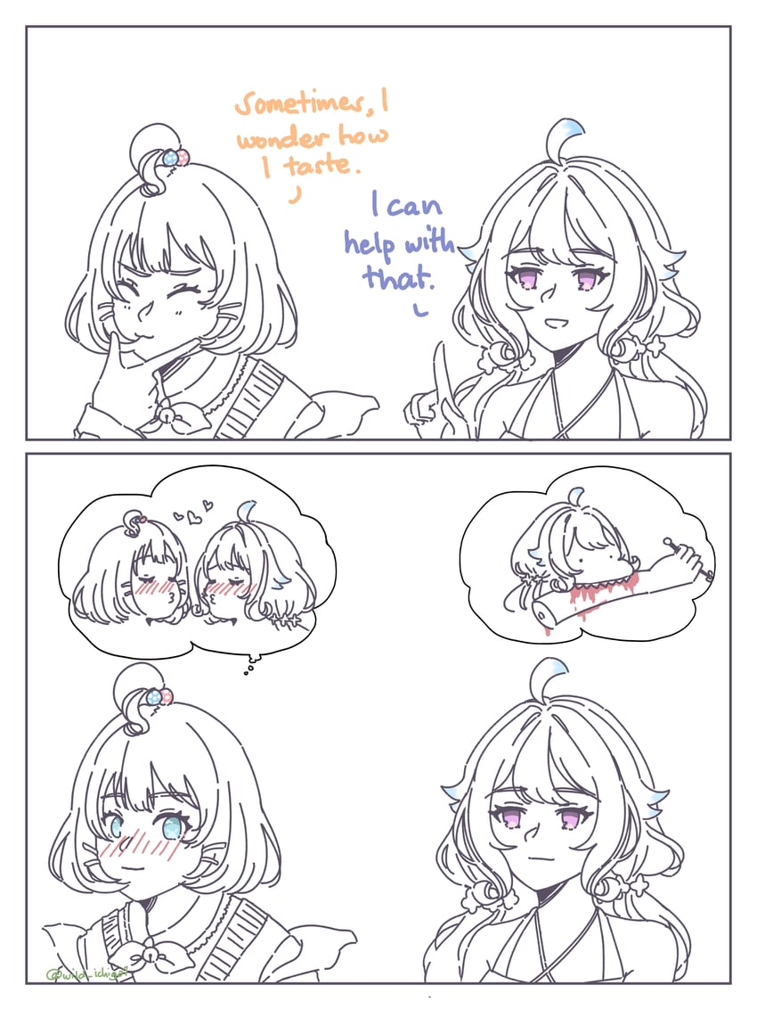 enna alouette and millie parfait (nijisanji and 1 more) drawn by wild_ichigo1