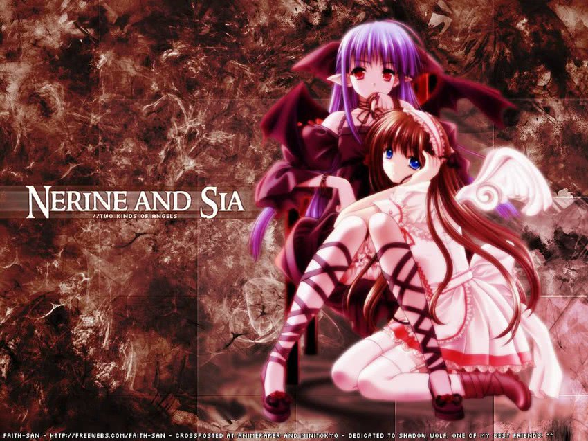 nerine and lisianthus (shuffle!) drawn by nishimata_aoi and suzuhira_hiro