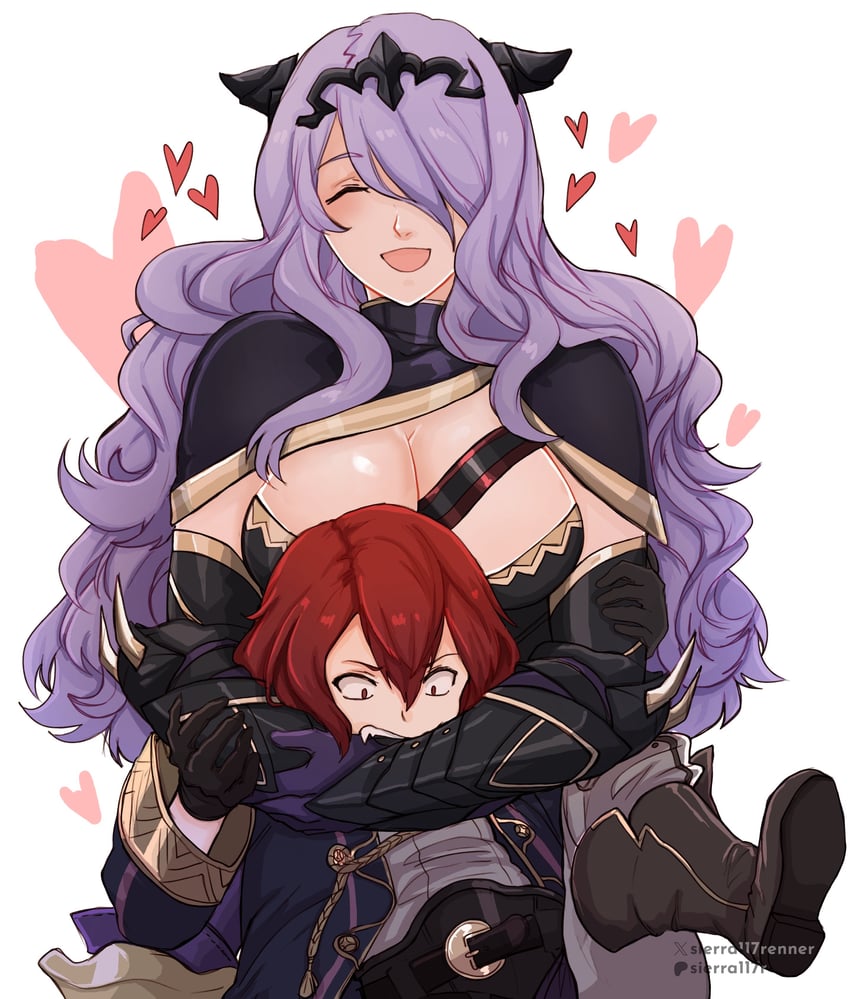 camilla and female morgan (fire emblem and 2 more) drawn by sierra117renner
