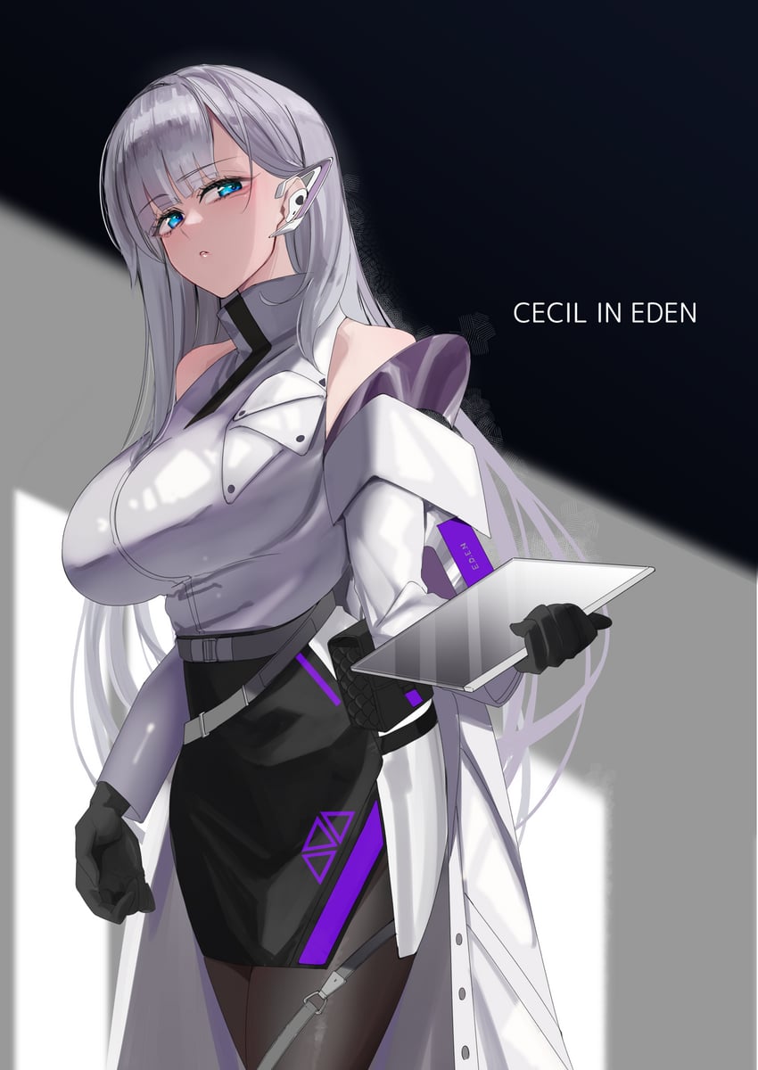 cecil (goddess of victory: nikke) drawn by nagasaki_ken_(stellar_wind)
