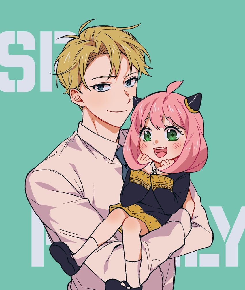 anya and twilight (spy x family) drawn by hearty_0125