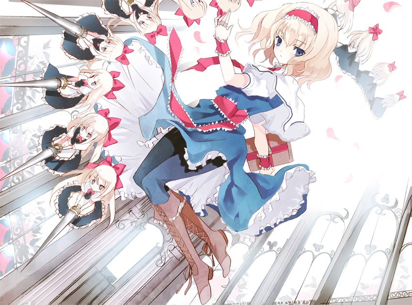 alice margatroid and shanghai doll (touhou) drawn by cierra_(ra-bit)