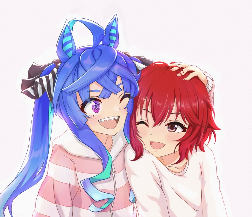 twin turbo, murakami tomoe, and hanai miharu (idolmaster and 2 more) drawn by monmonmur
