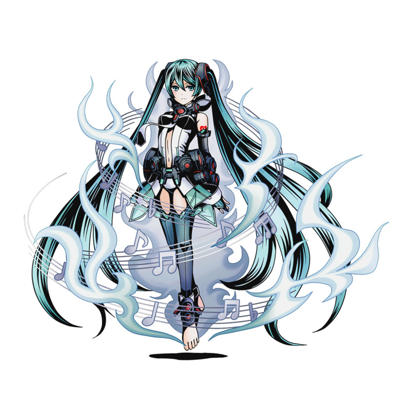 hatsune miku (vocaloid and 1 more) drawn by ucmm