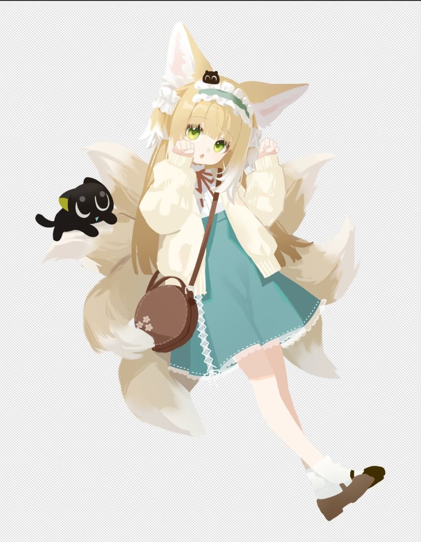 suzuran, luo xiaohei, and heixiu (arknights and 1 more) drawn by yushan_liang_sheng