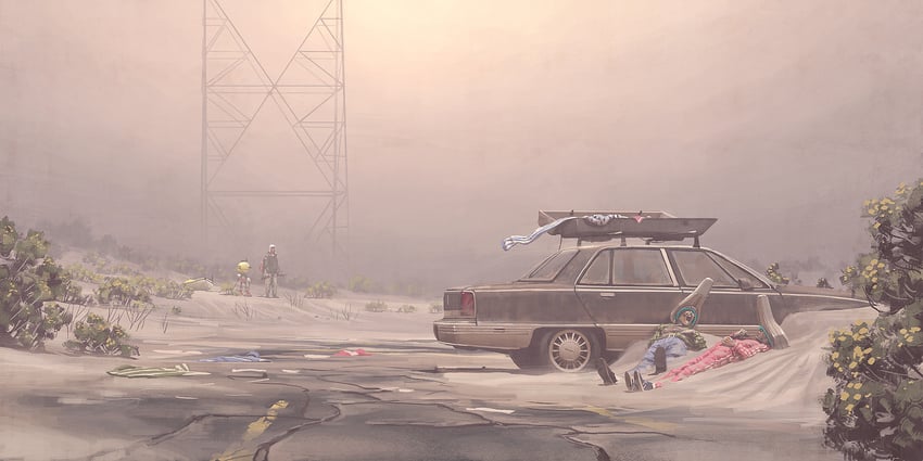 the electric state drawn by simon_stalenhag