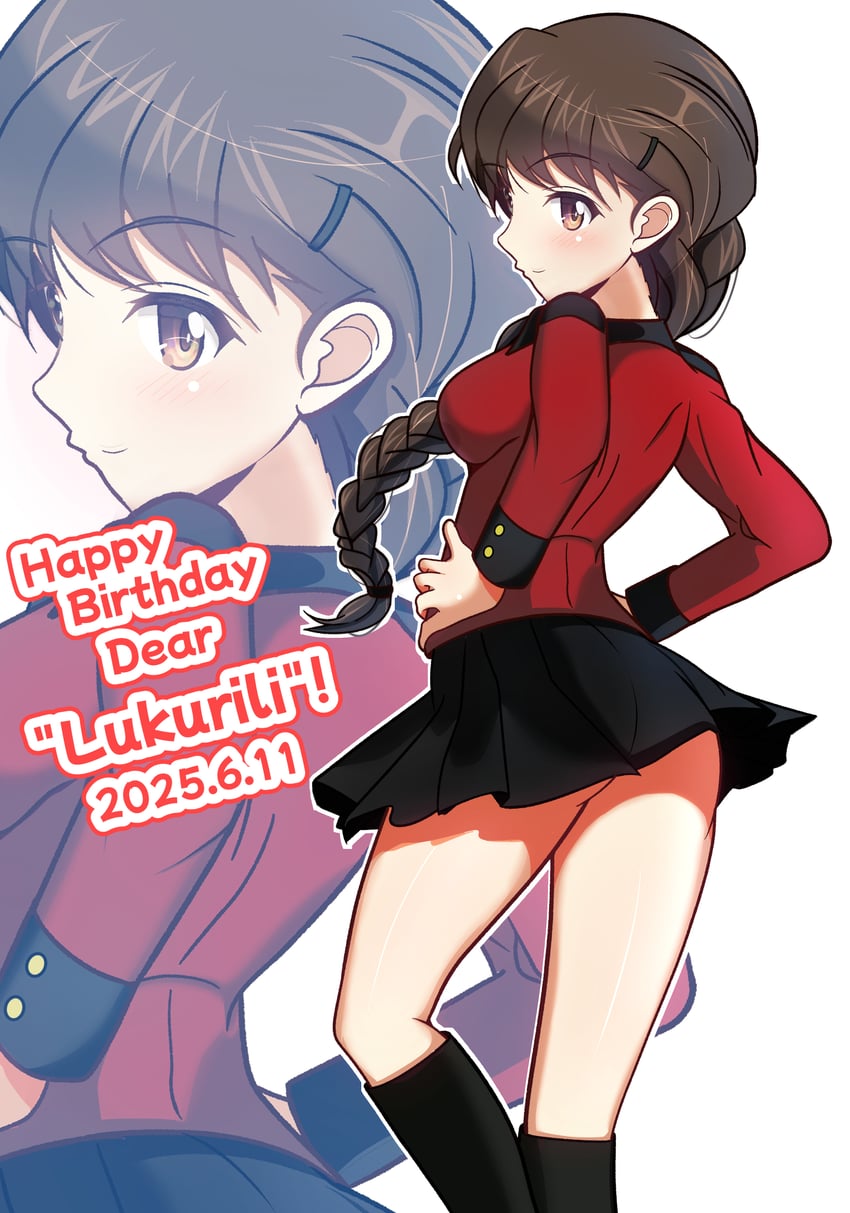 rukuriri (girls und panzer) drawn by kumaisao