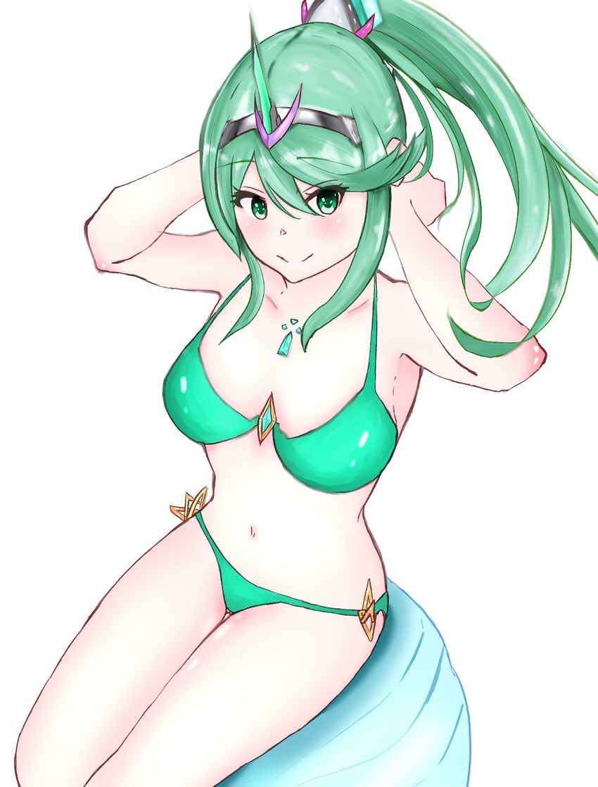 pneuma (xenoblade chronicles and 1 more) drawn by mxsoundtube