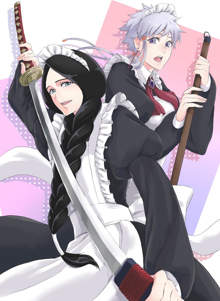 unohana retsu and kotetsu isane (bleach) drawn by anno_im