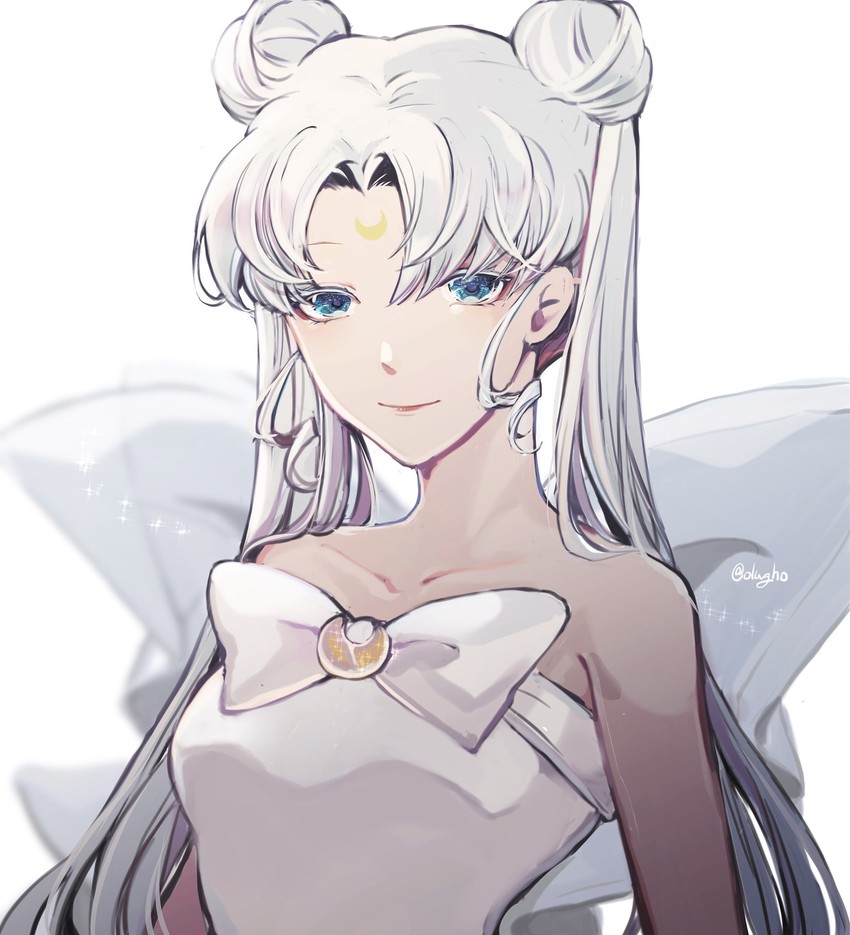 queen serenity (bishoujo senshi sailor moon) drawn by lugh