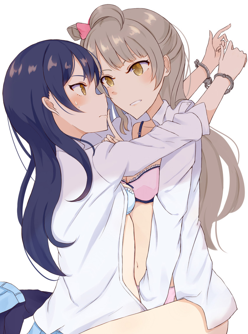 sonoda umi and minami kotori (love live! and 1 more) drawn by nagou_nono