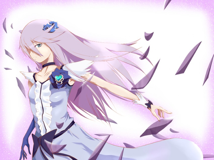 tsukikage yuri and cure moonlight (precure and 1 more) drawn by tetsu_(tetsup0901)